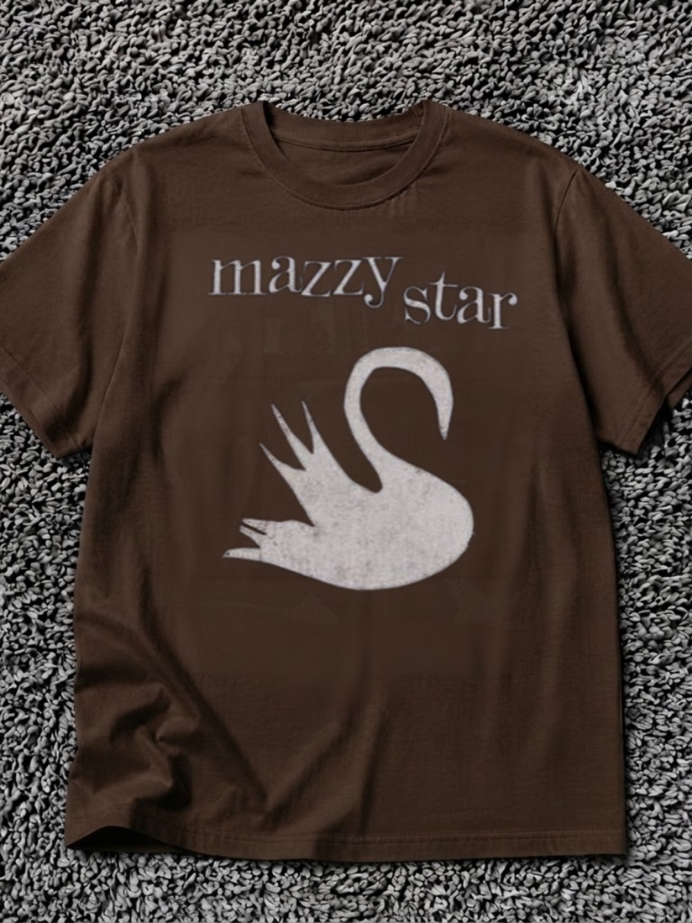 Gildan Brown Mazzy Star Swan Graphic Tee